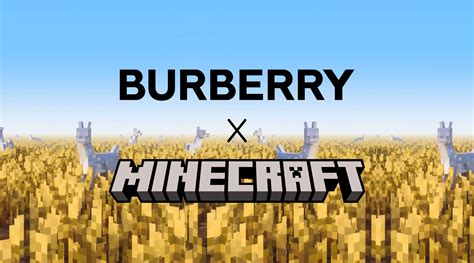 burberry minecraft collab.